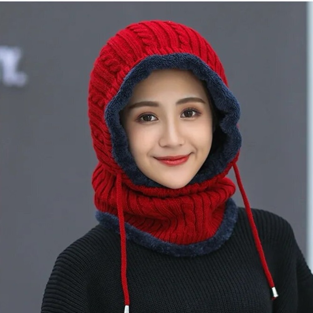 COPY - Set of hat for woman and man set of beanies ear neck protection warm hat…